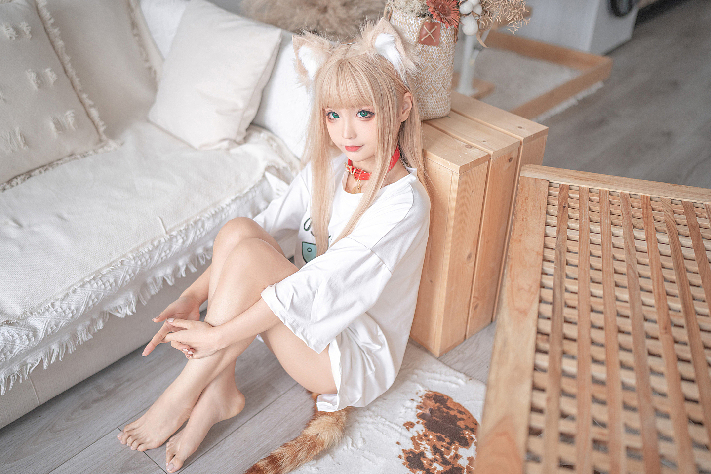 黄豆粉猫娘cosplay
