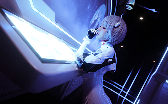 《新世纪福音战士》绫波丽cosplay