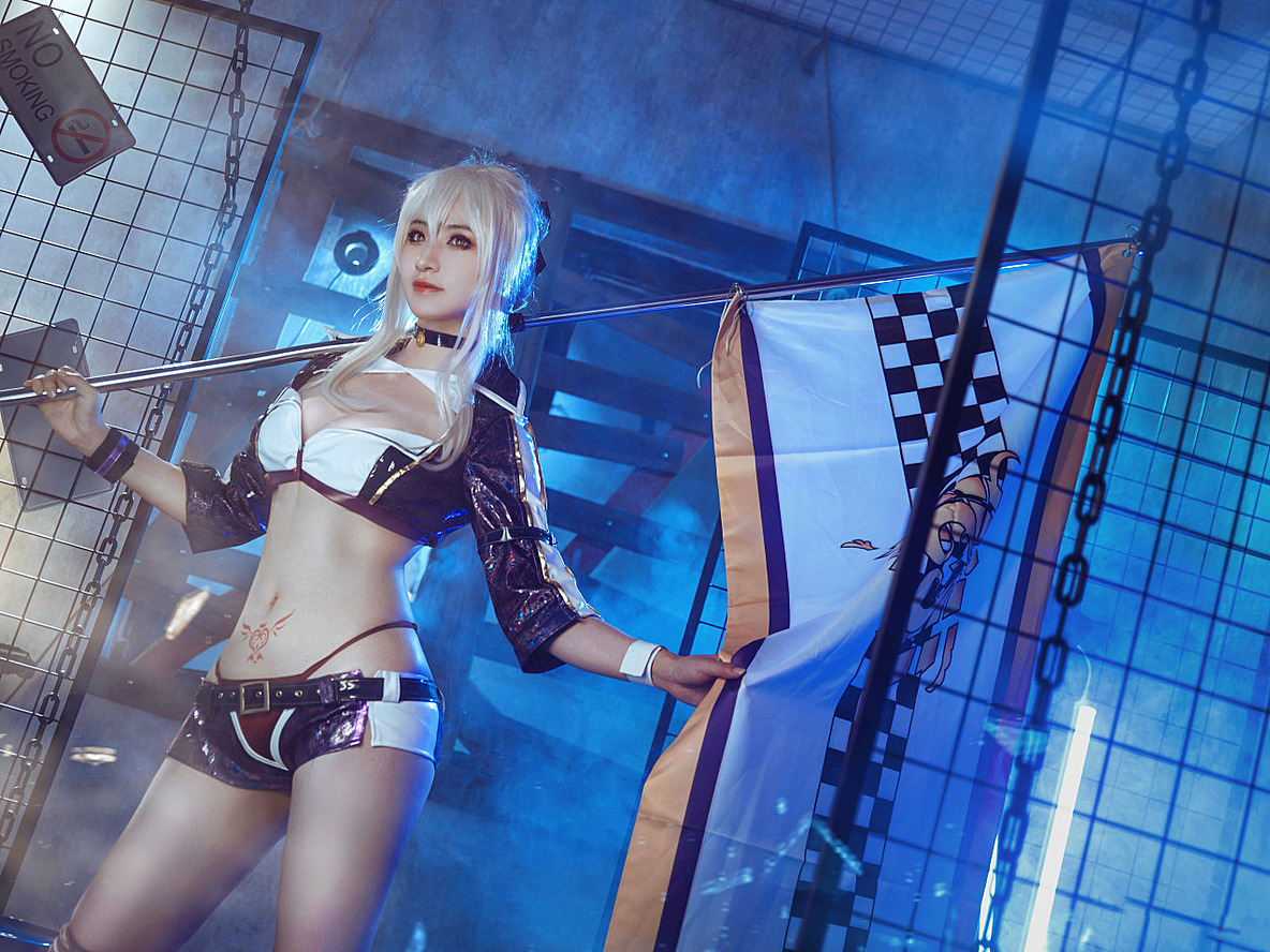 黑枪呆•赛车服cosplay