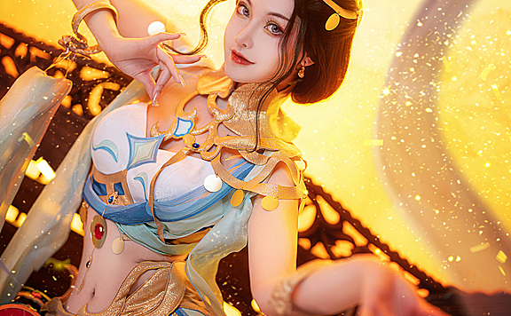 《王者荣耀》貂蝉遇见胡旋cosplay