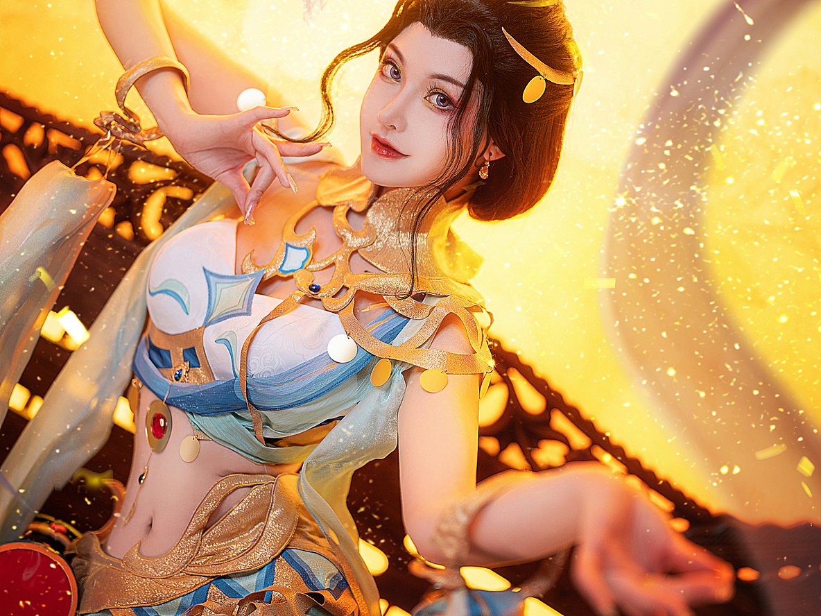 《王者荣耀》貂蝉遇见胡旋cosplay