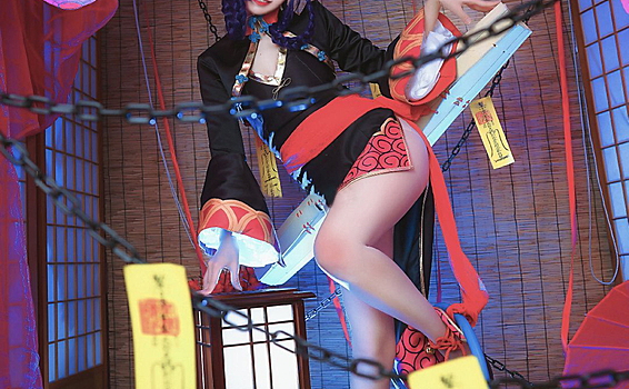 FGO 酒吞小僵尸cosplay