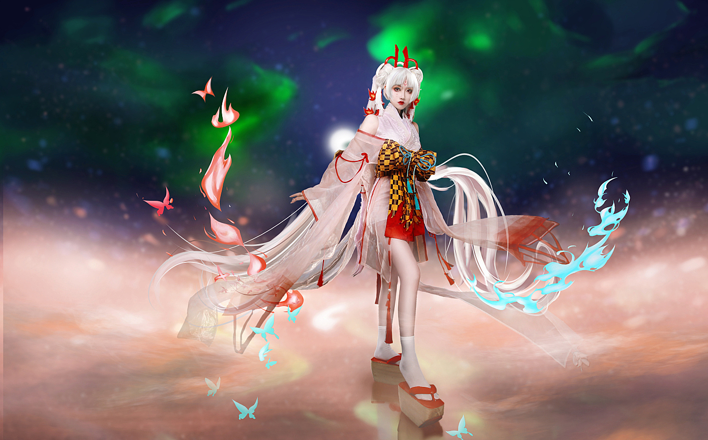 阴阳师 不知火 ssr cosplay 正片