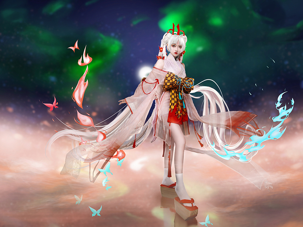 阴阳师 不知火 ssr cosplay 正片