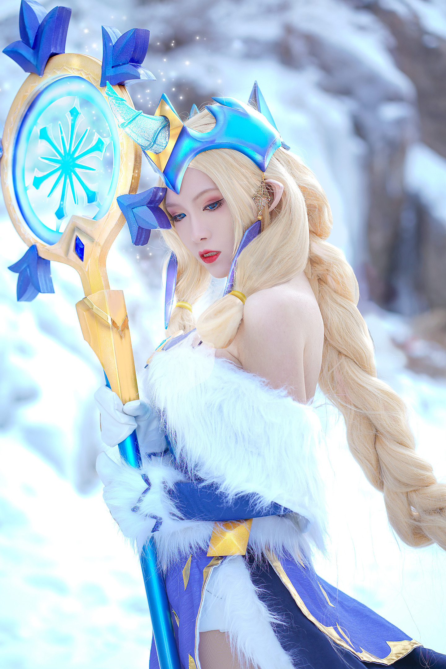 英雄联盟·冬境仙灵·索拉卡Cosplay