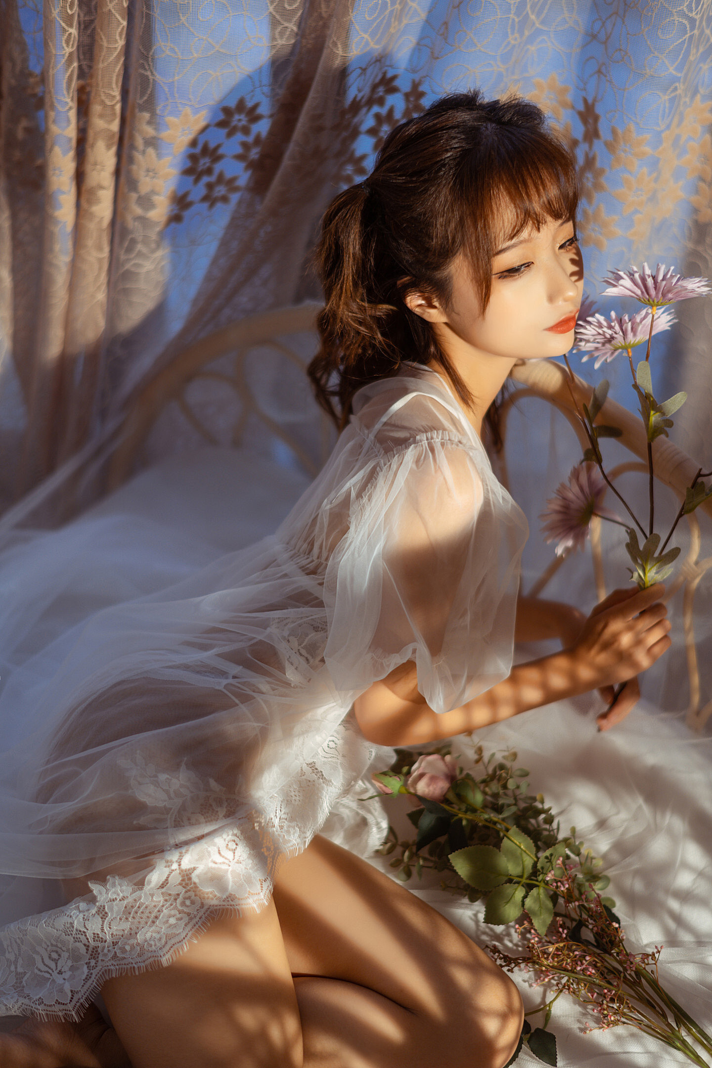 私房写真，轻纱少女