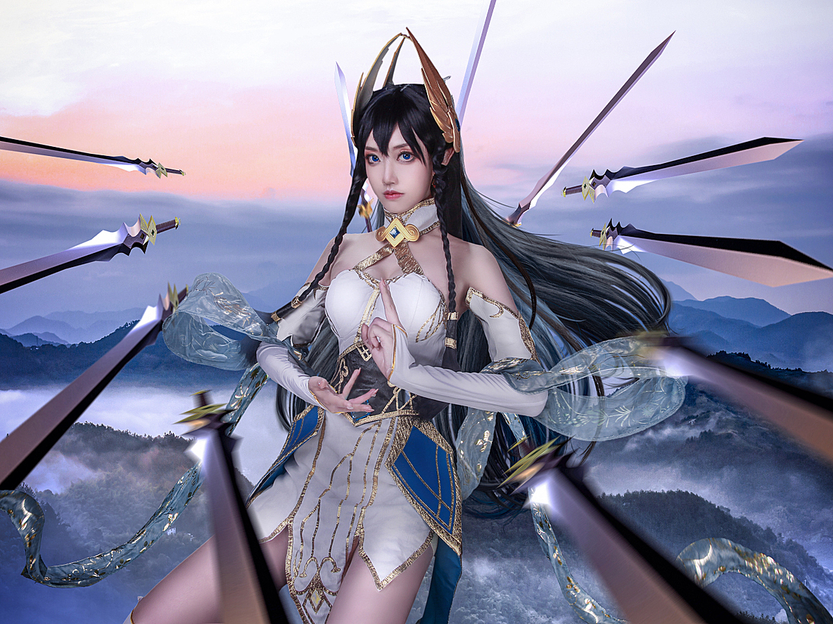 《英雄联盟》刀妹 玉剑传说 cosplay