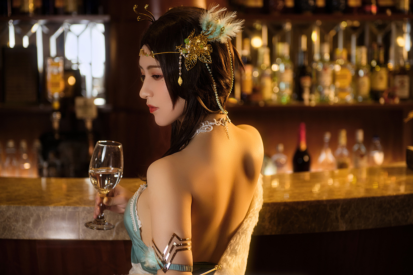 王者荣耀 虞姬王者晚宴cosplay