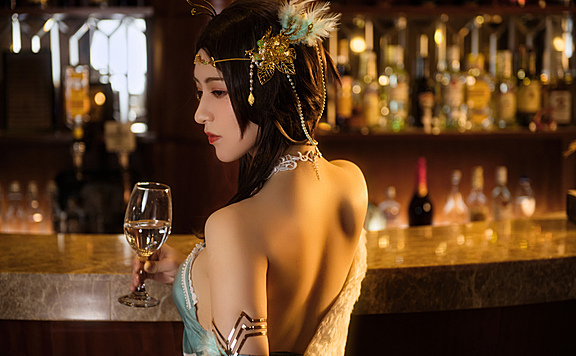 王者荣耀 虞姬王者晚宴cosplay