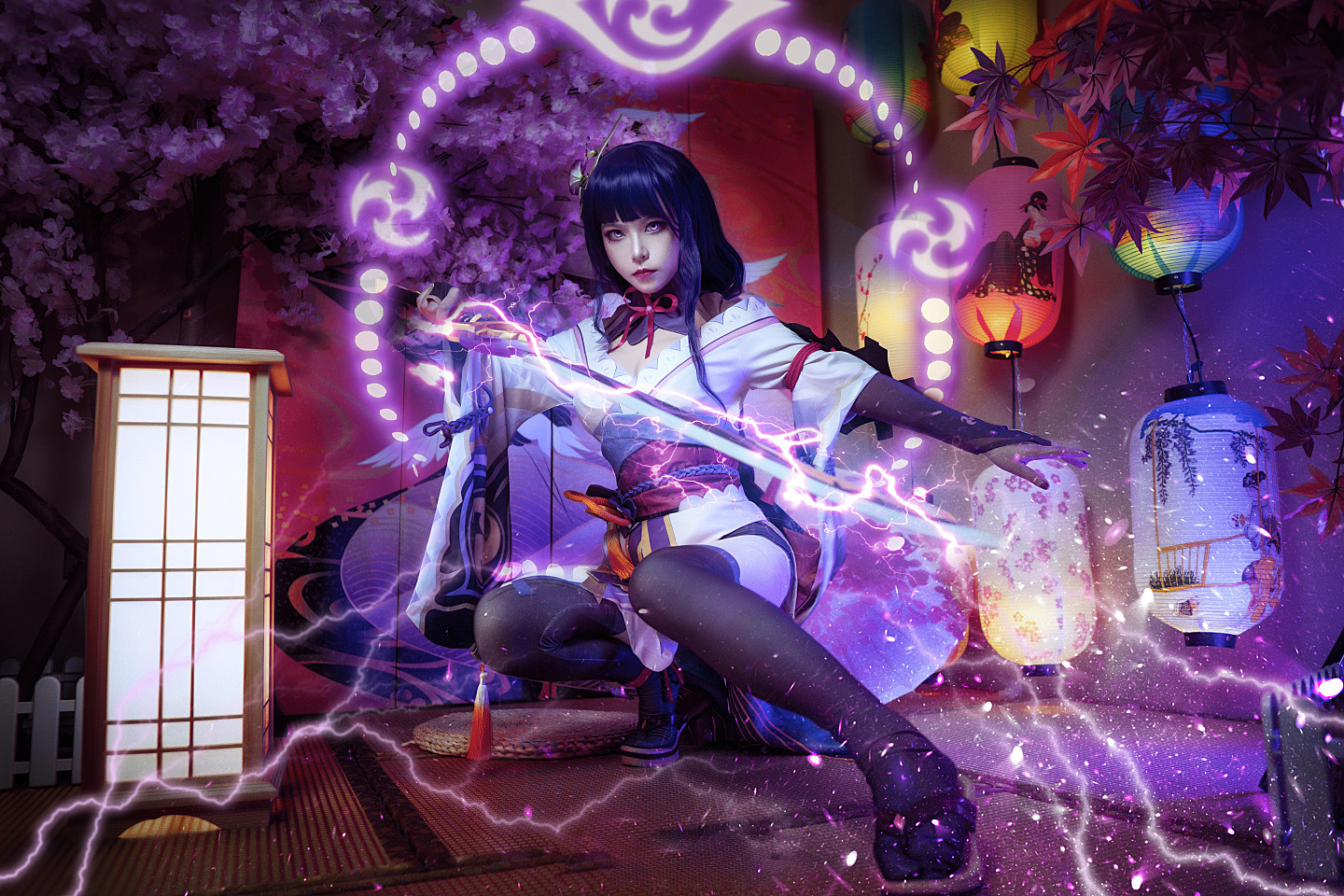《原神》雷电将军cosplay