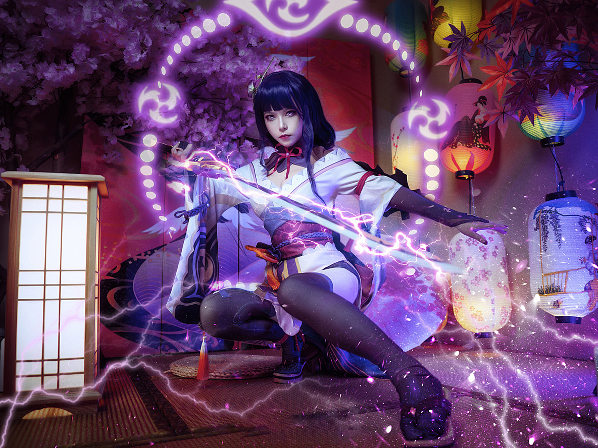 《原神》雷电将军cosplay