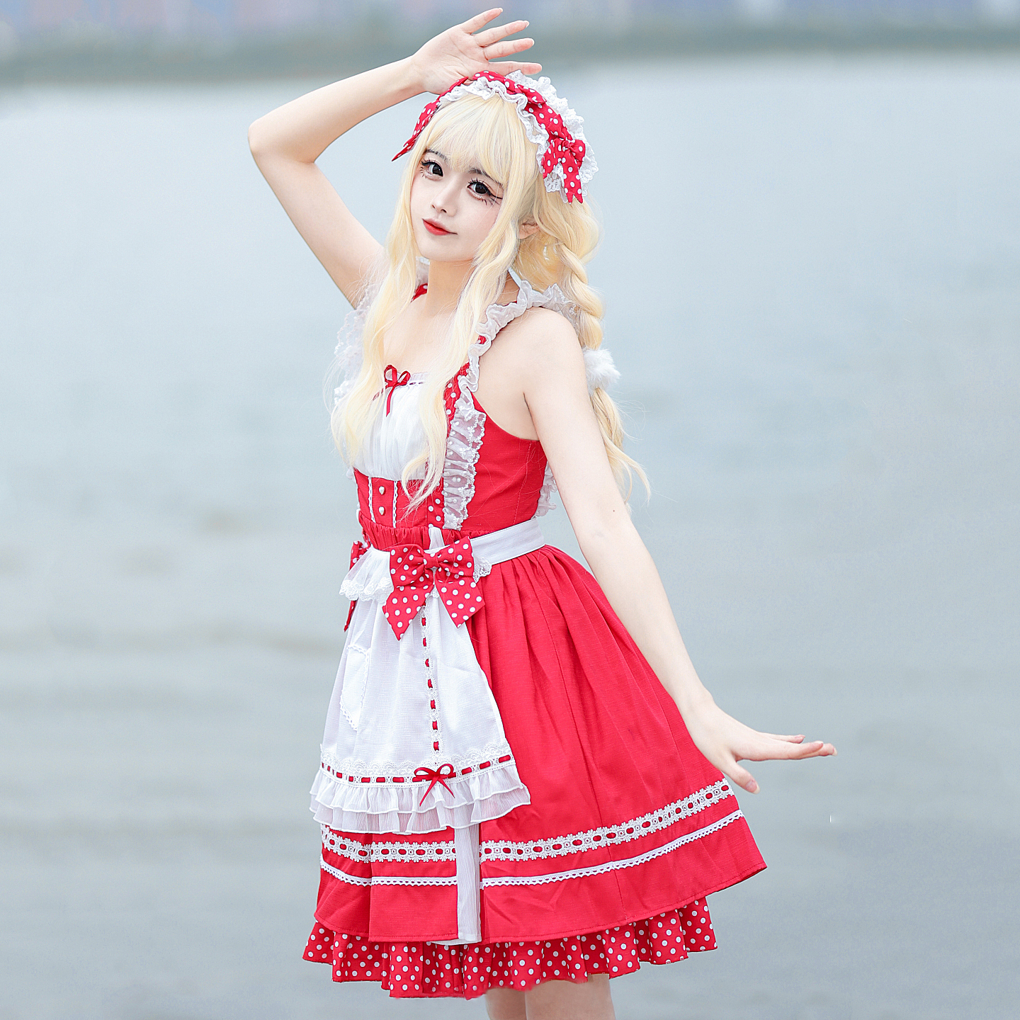 lolita私影，甜心红蕊