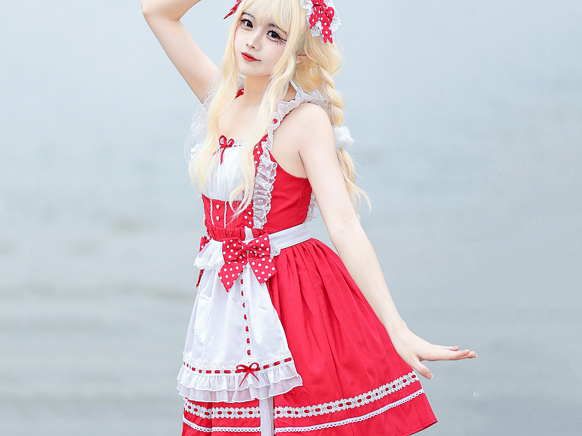 lolita私影，甜心红蕊