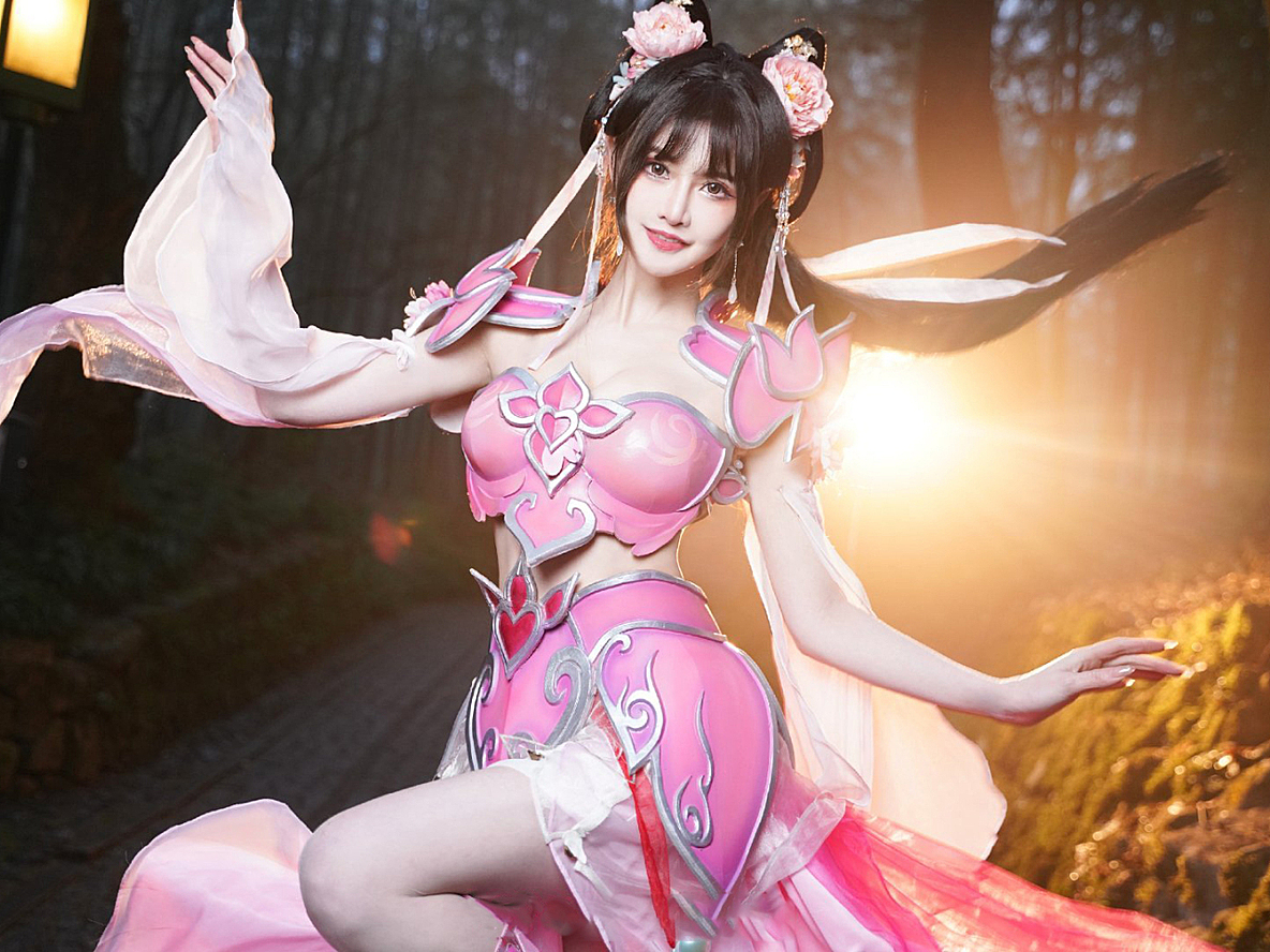 蜀门手游 百花cosplay