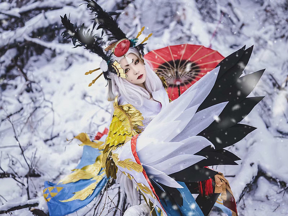 《阴阳师》姑获鸟cosplay