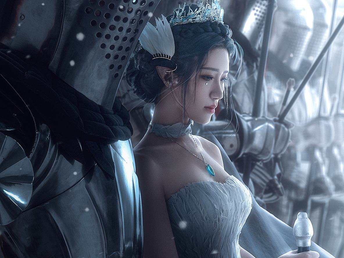 【鬼刀】冰公主 海琴烟 cosplay