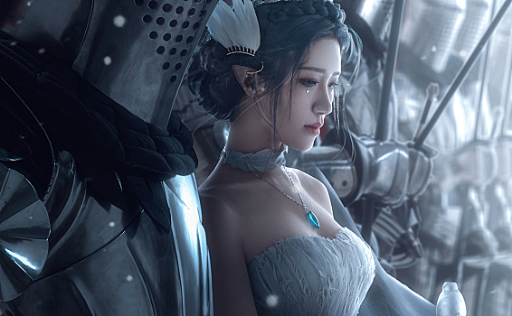 【鬼刀】冰公主 海琴烟 cosplay