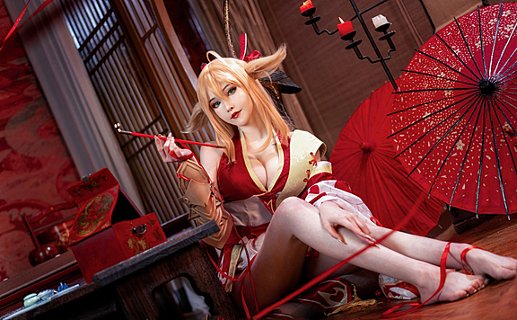 狐妖小红娘 涂山红红cosplay