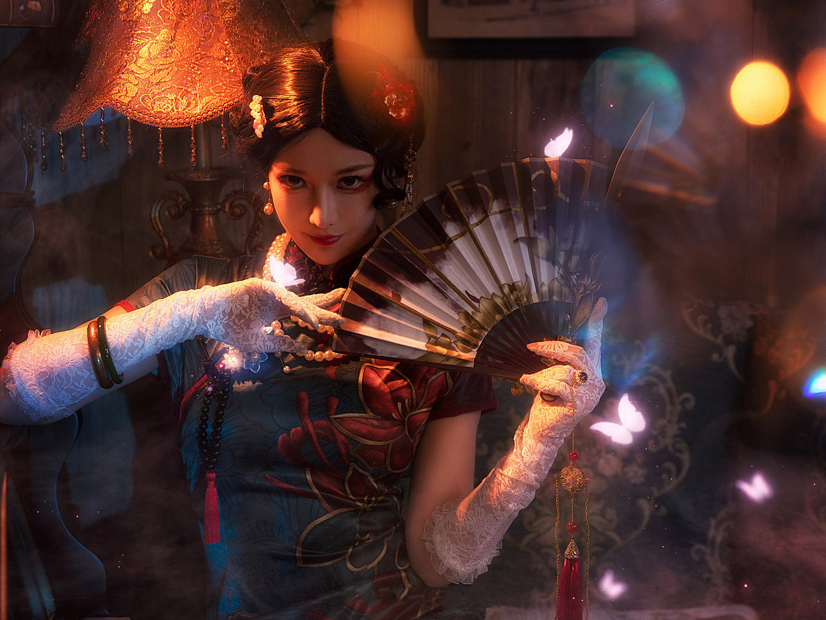 《第五人格》红蝶十三娘cosplay