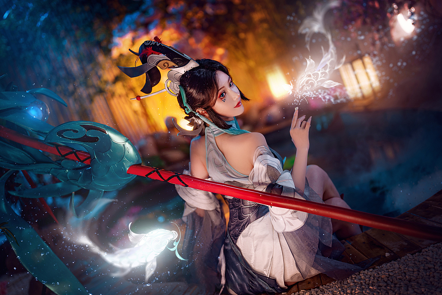 《王者荣耀》大乔白鹤梁神女cosplay