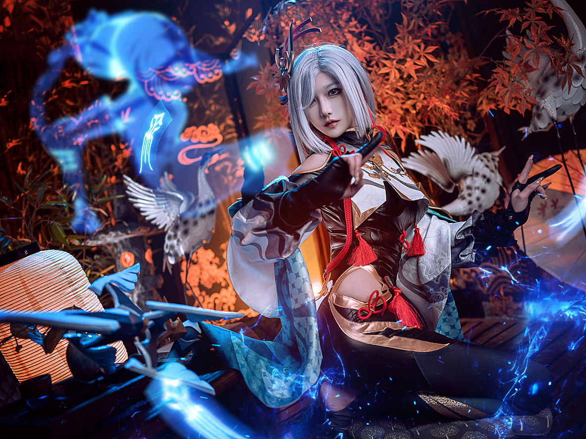 《原神》申鹤cosplay