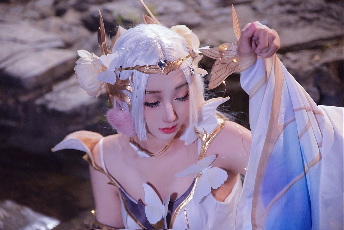 王者荣耀 金色仲夏夜之梦貂蝉 Cosplay