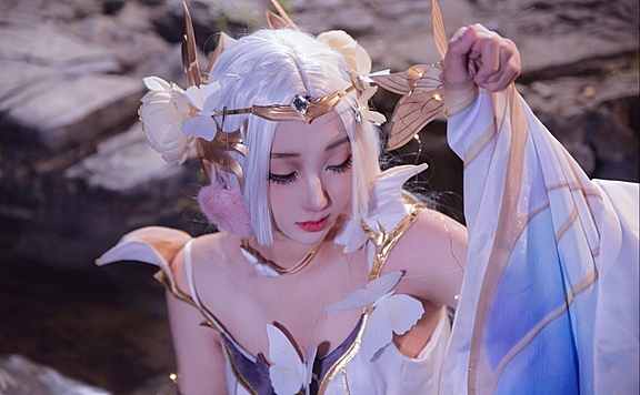 王者荣耀 金色仲夏夜之梦貂蝉 Cosplay