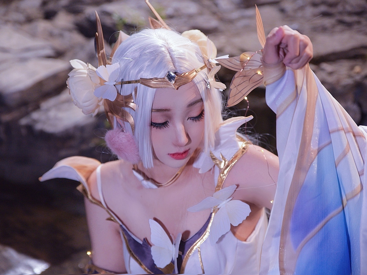 王者荣耀 金色仲夏夜之梦貂蝉 Cosplay