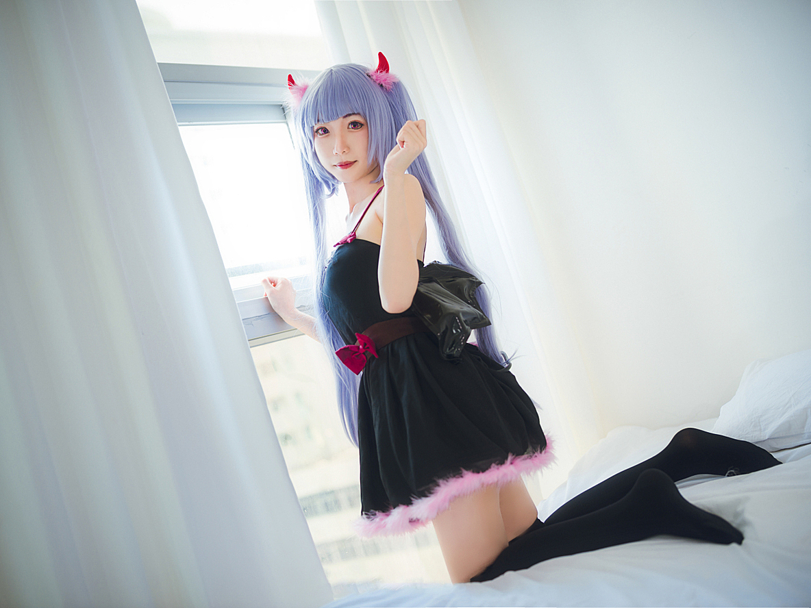 《NEW GAME!》凉风青叶小恶魔cosplay