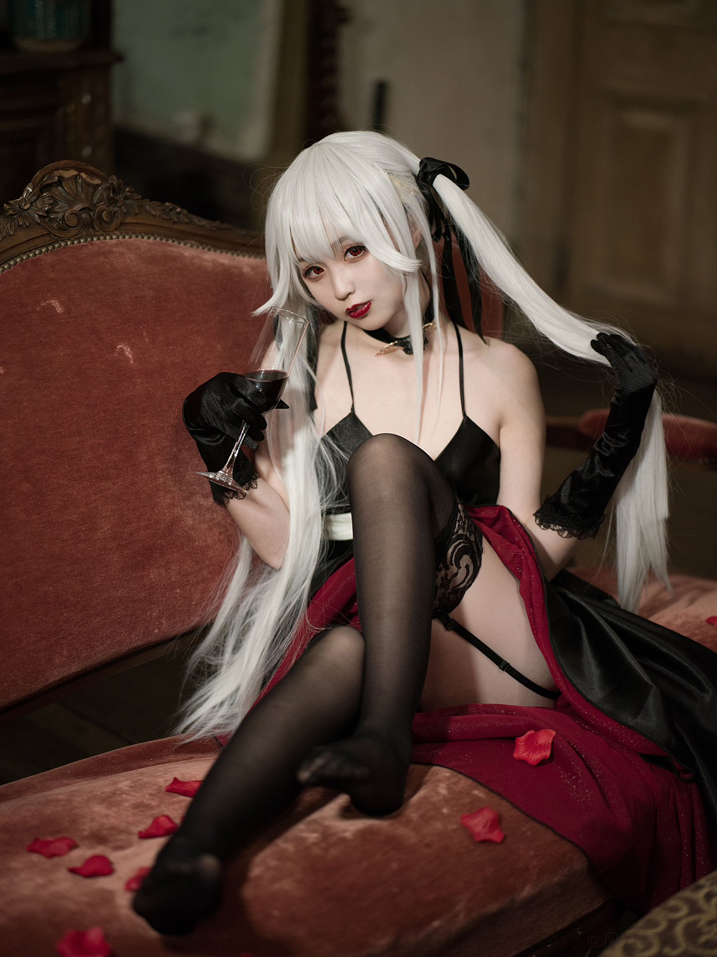 美少女万华镜 -被诅咒之传说少女 篝之雾枝礼服cosplay