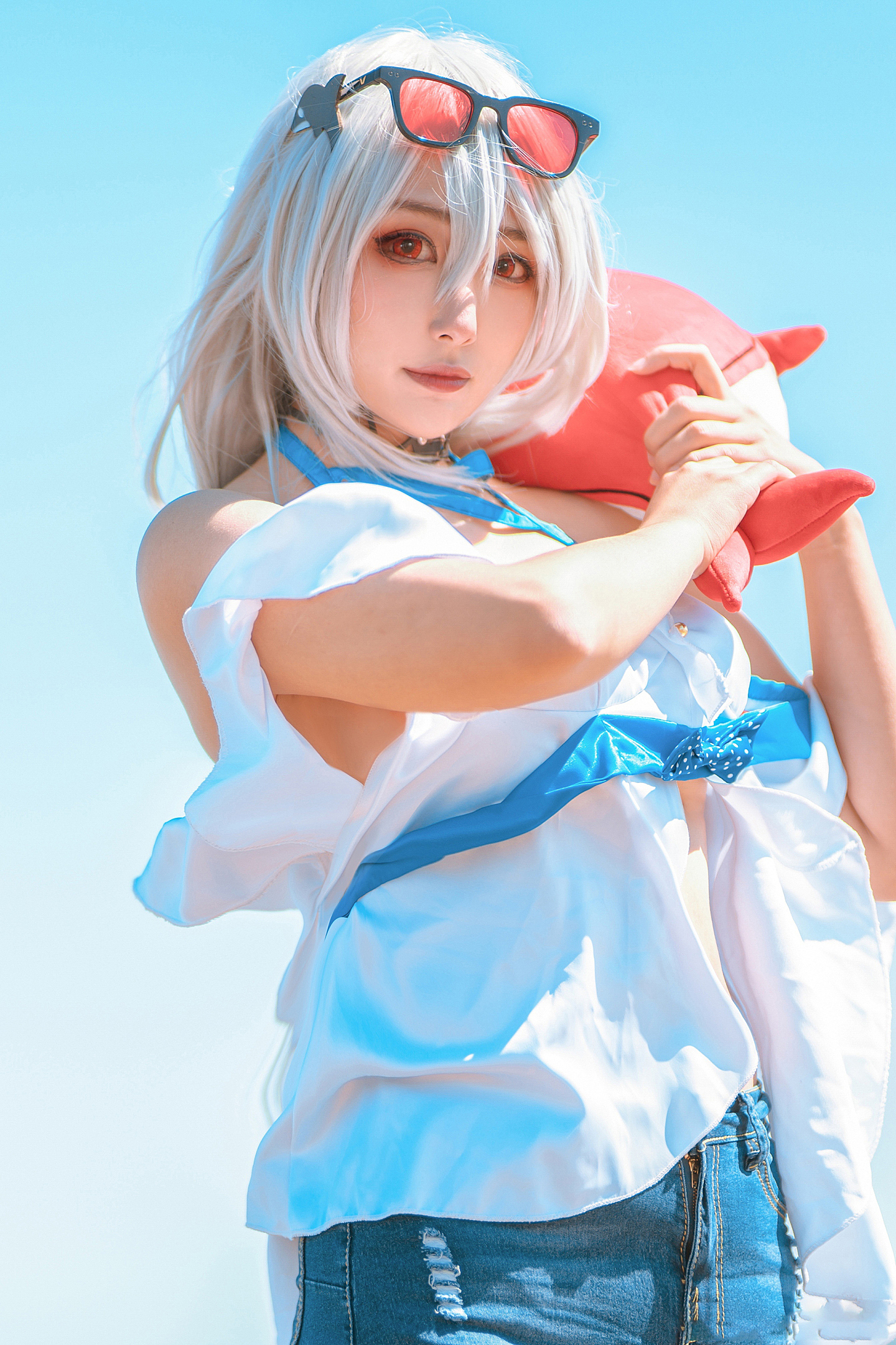 《明日方舟》斯卡蒂 cosplay