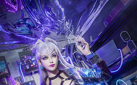 英雄联盟 寡妇制造者伊芙琳cosplay