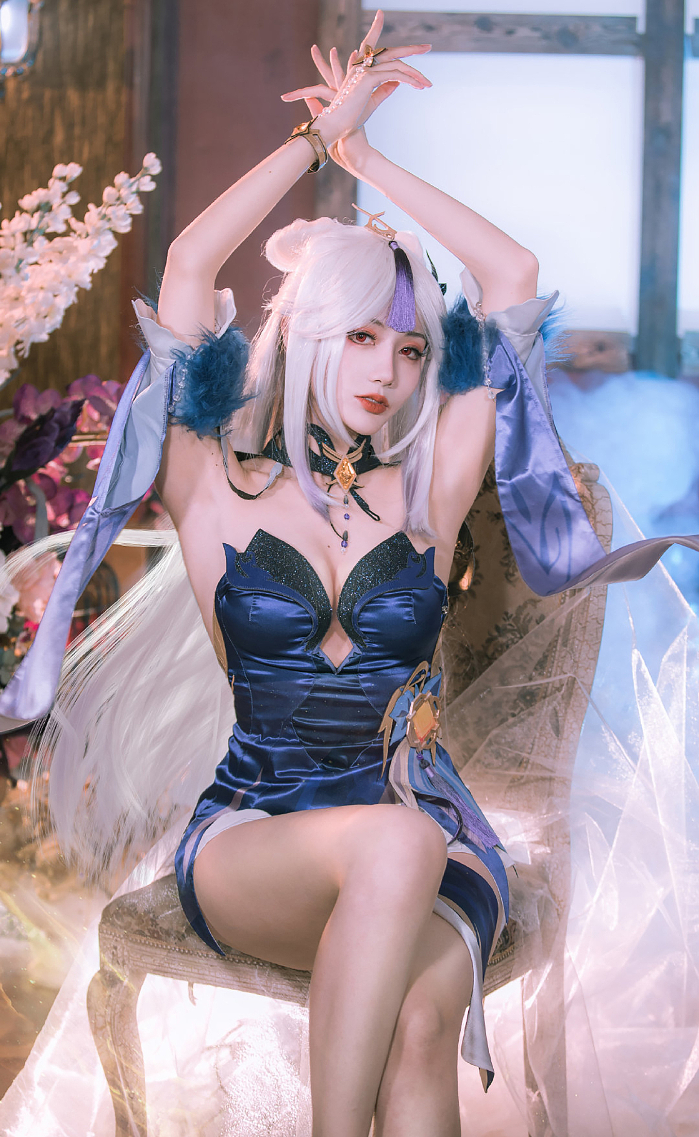 《原神》凝光沙中幽兰cosplay