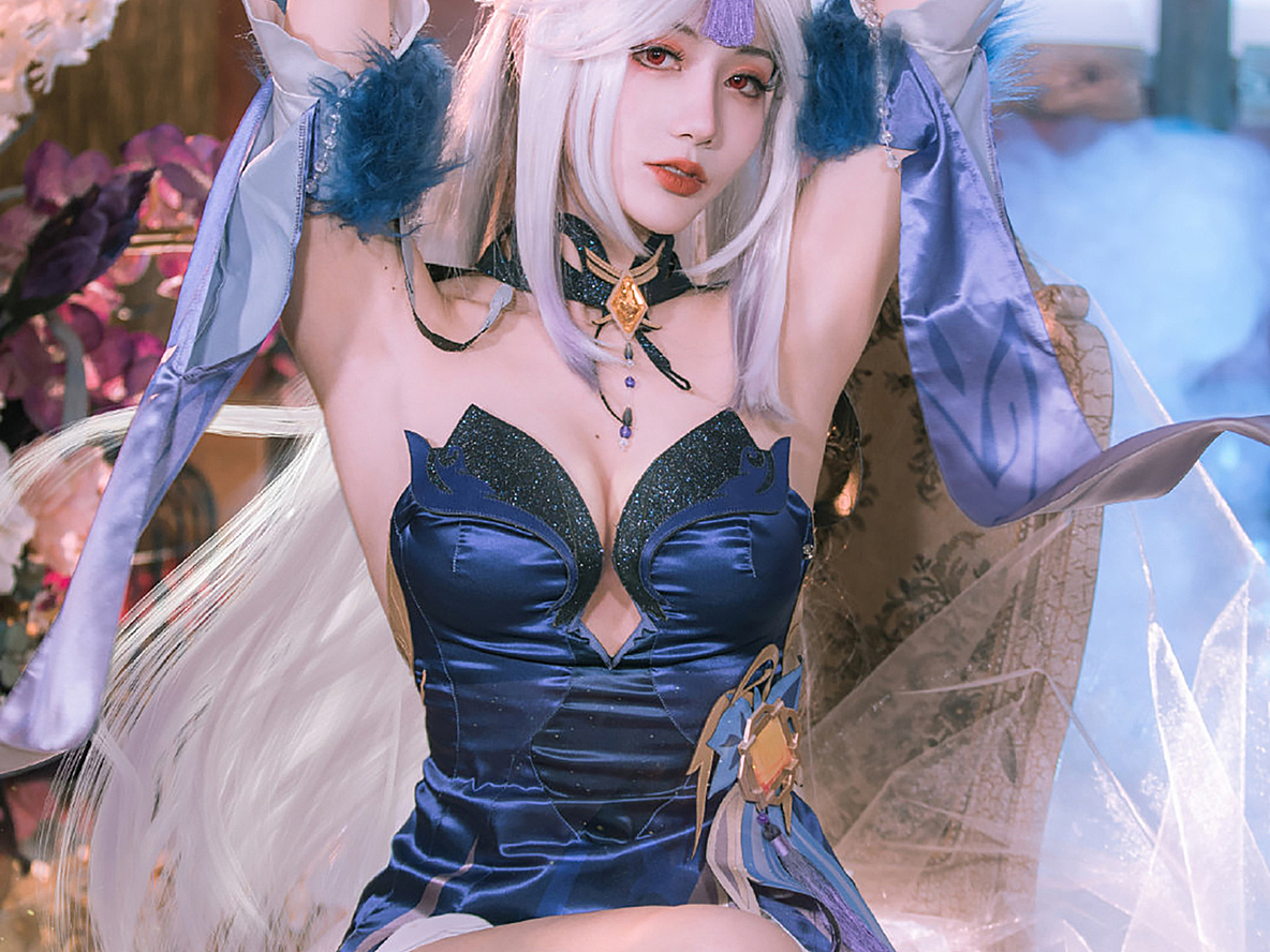 《原神》凝光沙中幽兰cosplay