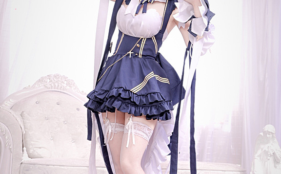 柴郡cosplay，柴郡才不是猫呢！虽然是像猫一样可爱～