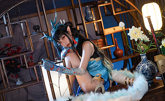 《明日方舟》夕cosplay