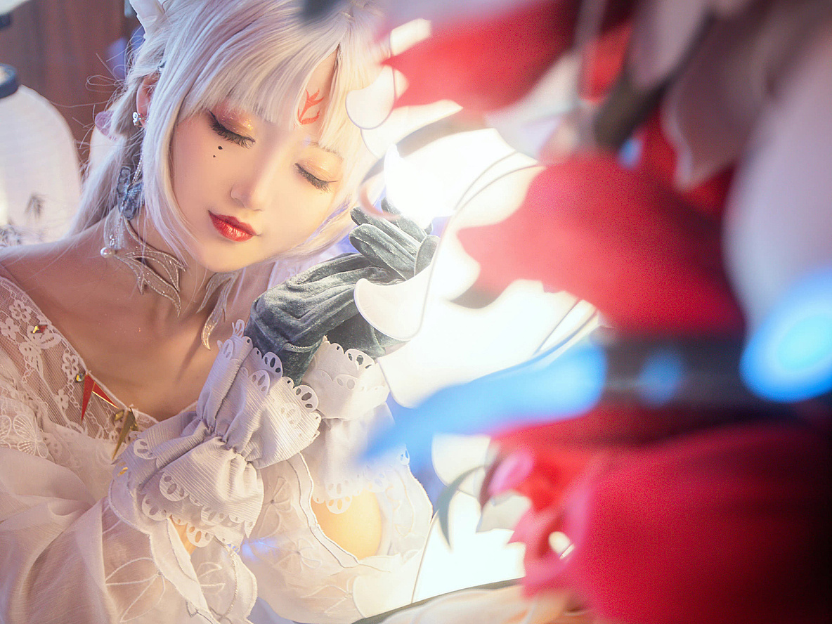 【cos正片】《阴阳师百闻牌》 不知火-离殇之舞 cosplay 欣赏