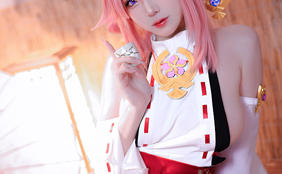 《原神》八重神子cosplay欣赏@miko酱ww