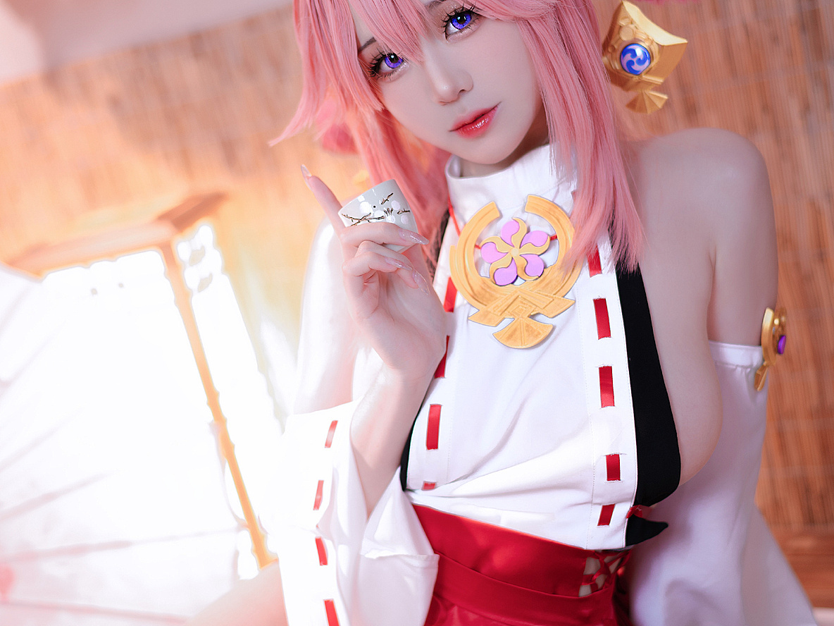 《原神》八重神子cosplay欣赏@miko酱ww