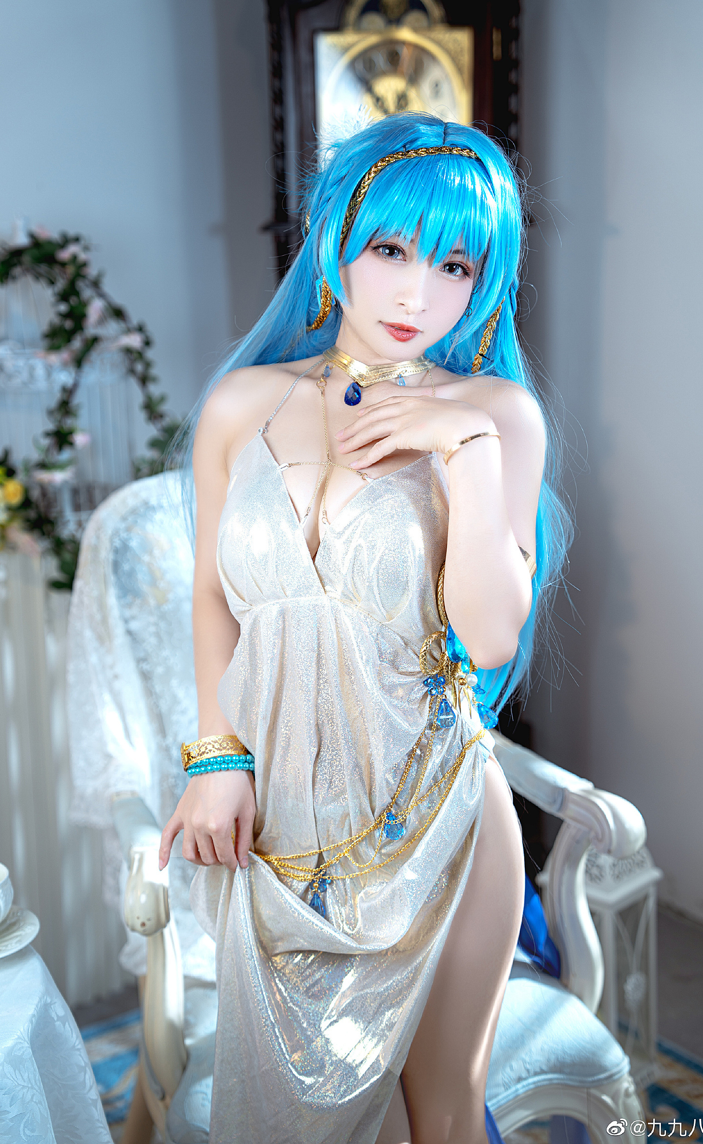 《nikke:胜利女神》海伦礼服cosplay欣赏@九九八吖