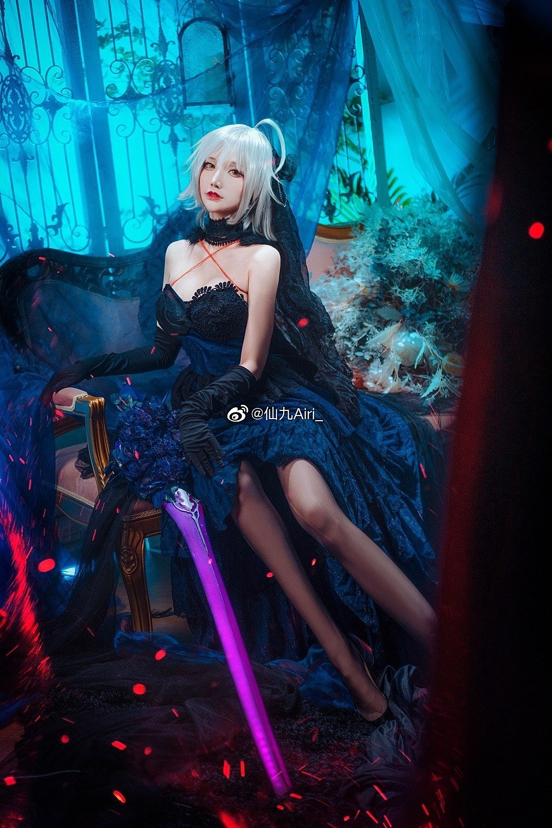 《FGO》贞德花嫁cosplay欣赏@@仙九Airi_