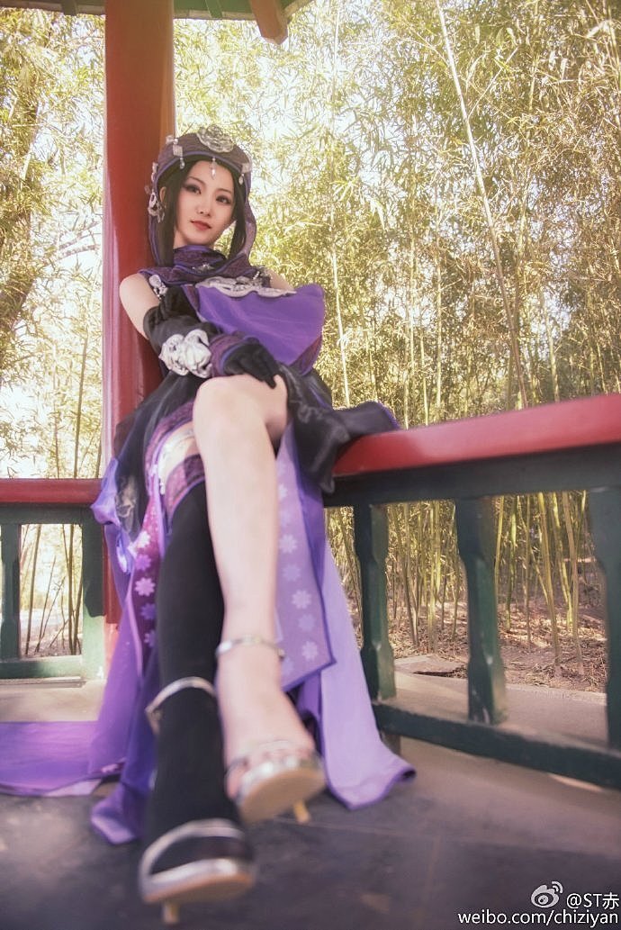 【cos正片】红尘一梦，化蝶迷踪《剑网三》定国毒姐cosplay欣赏