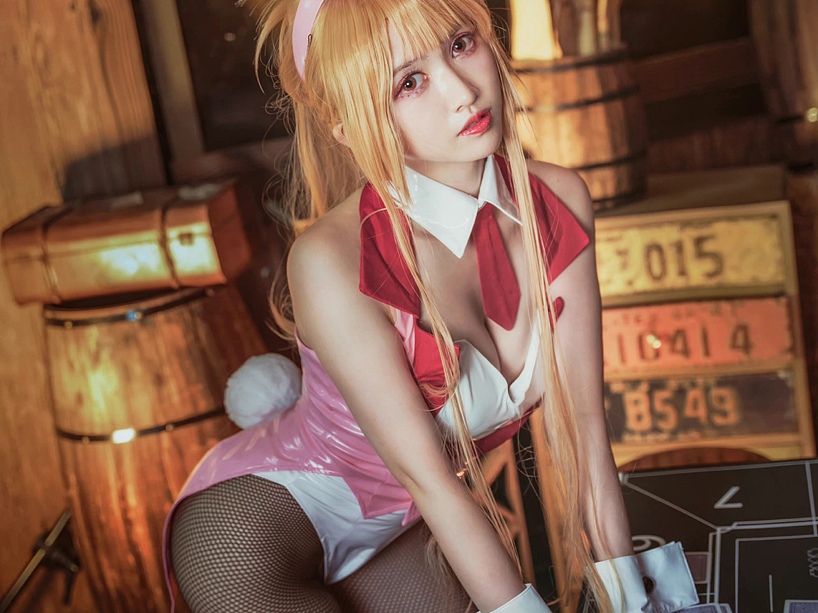 【cos正片】《刀剑神域》 结城明日奈 亚丝娜 cosplay 欣赏