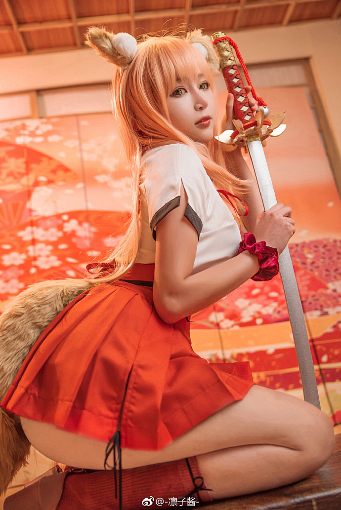 【cos正片】尽量以自己为主《Fate/GrandOrder》铃鹿御前cosplay欣赏