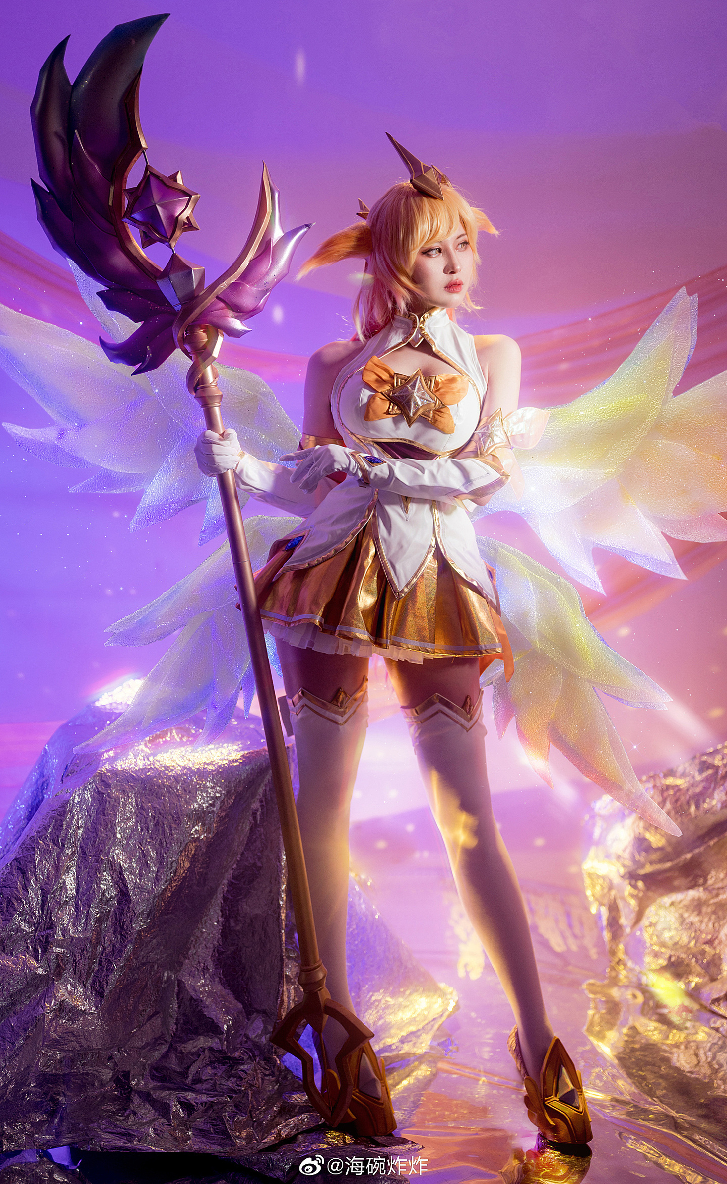 【cos正片】《英雄联盟》英雄联盟 星之守护者 索拉卡cosplay欣赏