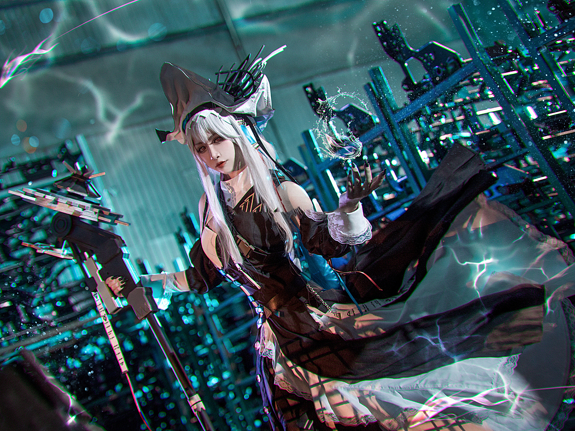 《明日方舟》归溟幽灵鲨cosplay