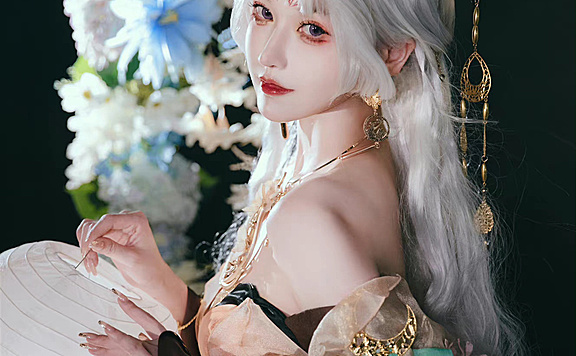 《倩女幽魂手游》月下仙子cosplay