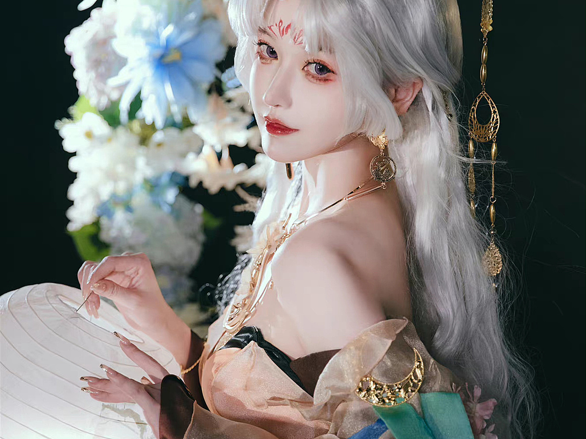 《倩女幽魂手游》月下仙子cosplay