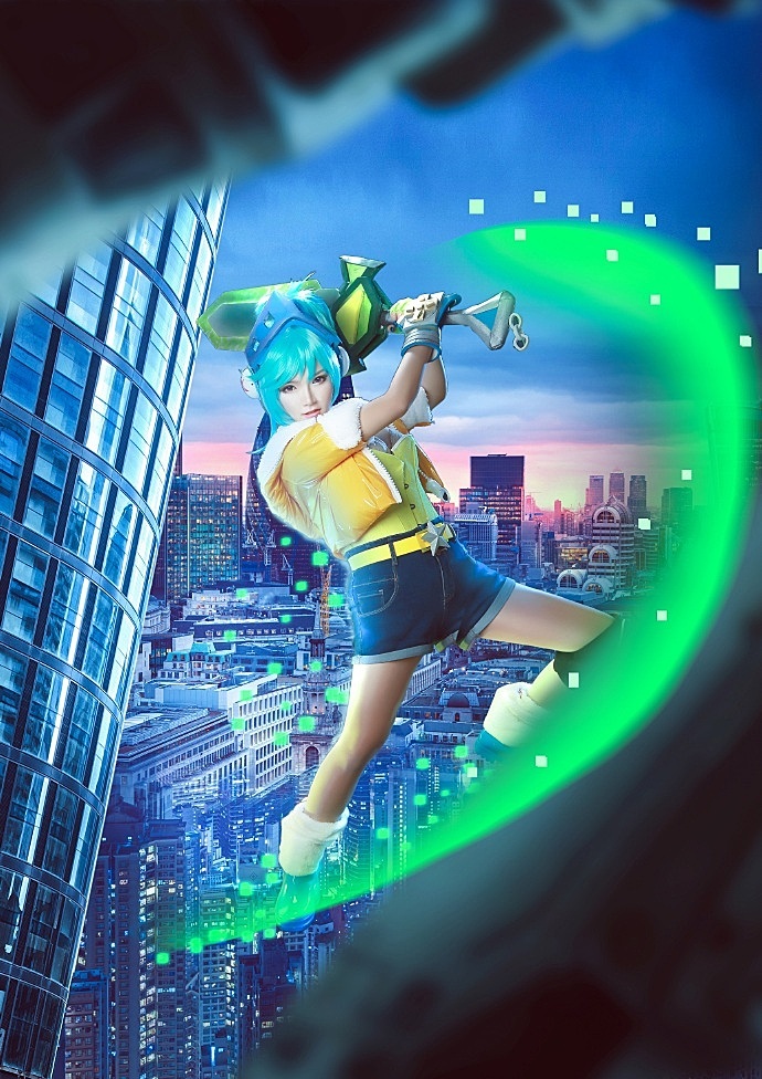 【cos正片】闪现撞墙空W《英雄联盟》电玩锐雯cosplay欣赏