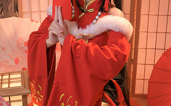 王者荣耀孙尚香新年同人cosplay